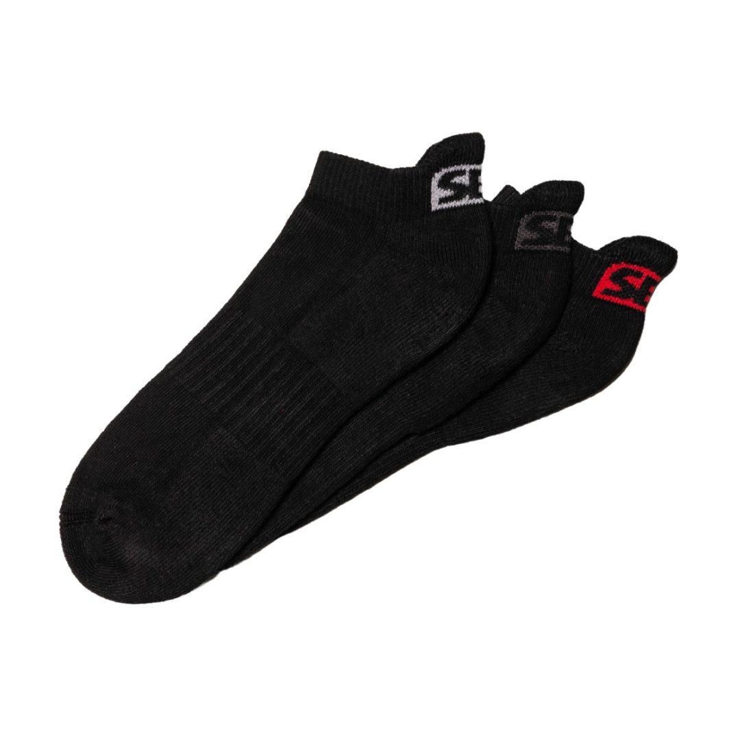 SBD Trainer črne nogavice - 3 pari (trainer socks 3pack)